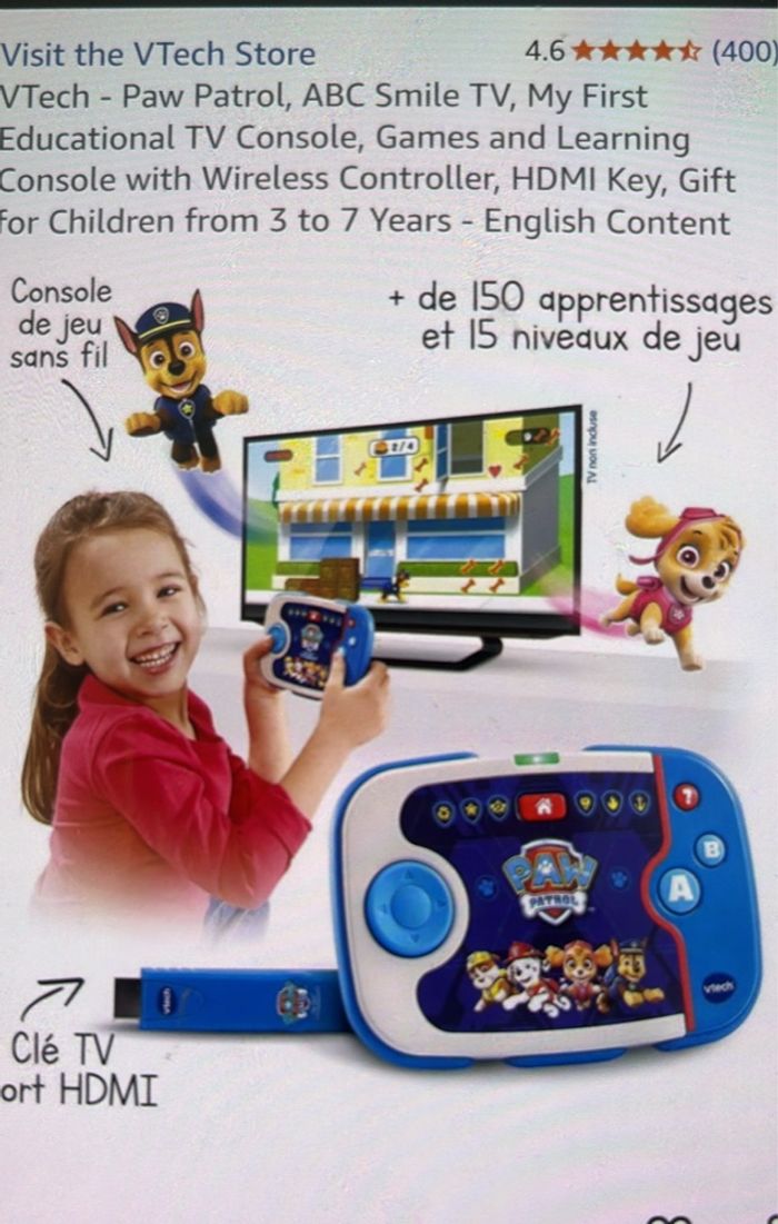 Console tv pat patrouille - photo numéro 4