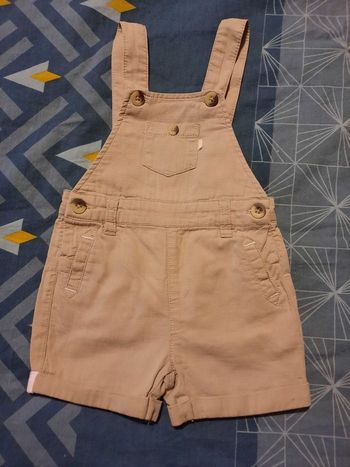 Salopette short garçon