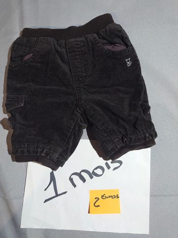 Pantalon bébé 1 mois