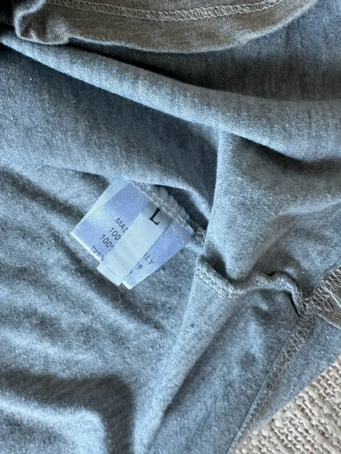 Débardeur long gris doré Kosmika – Taille L – 100% coton - photo numéro 4