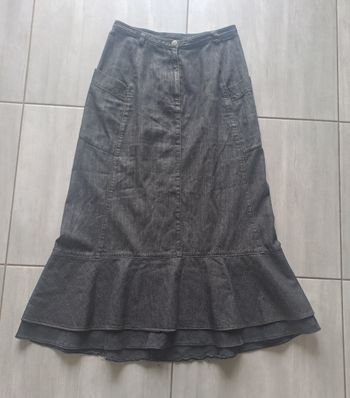 Jupe mi longue en jean Blue Willis Taille 42