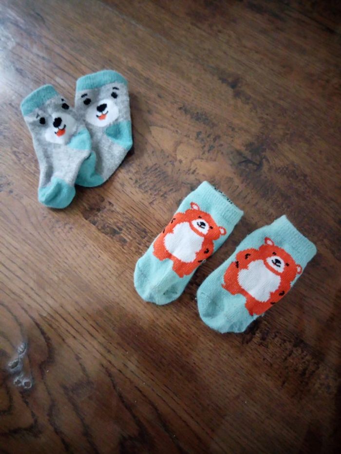 Lot chaussettes ours