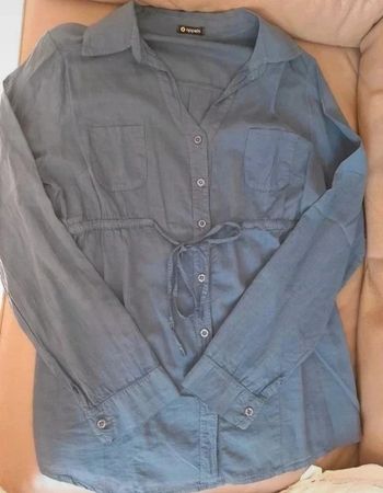 Blouse bleue