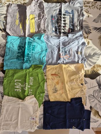 Lot de 8 tee-shirt manches courtes