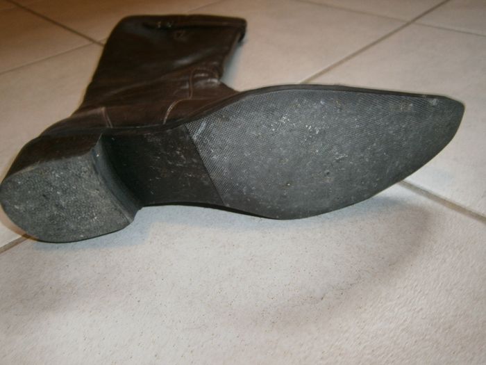 Bottes en cuir TOPY marron P38 - photo numéro 8