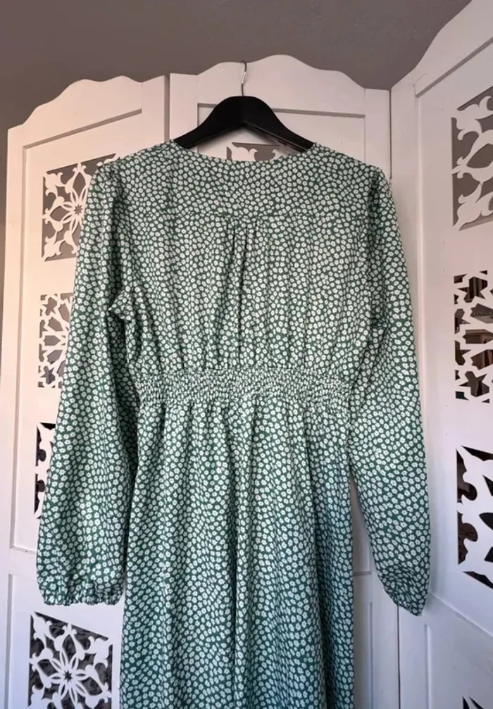 Robe fleurie Vintage Authentique Taille L - photo numéro 10