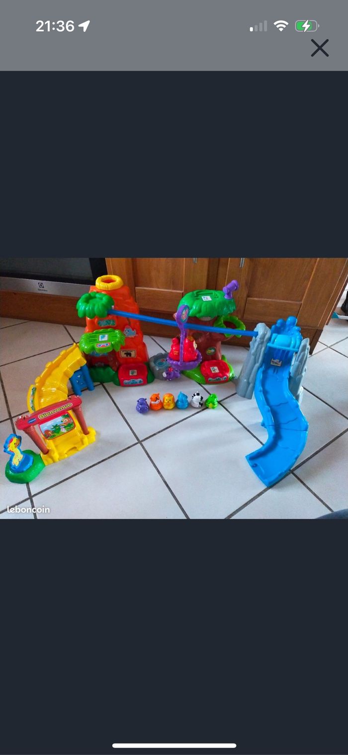 Tut tut animaux maxi parcours de la jungle