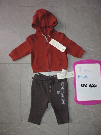 ensemble kiabi taille 3 mois
