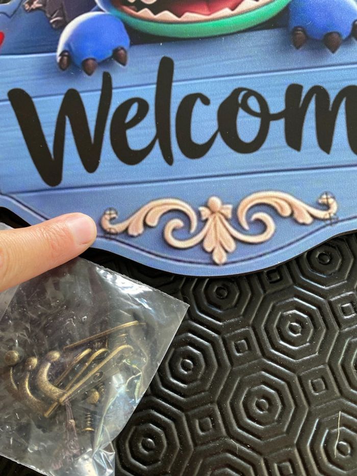 Plaque disney porte-clefs stitch affiche tableau crochet - photo numéro 4