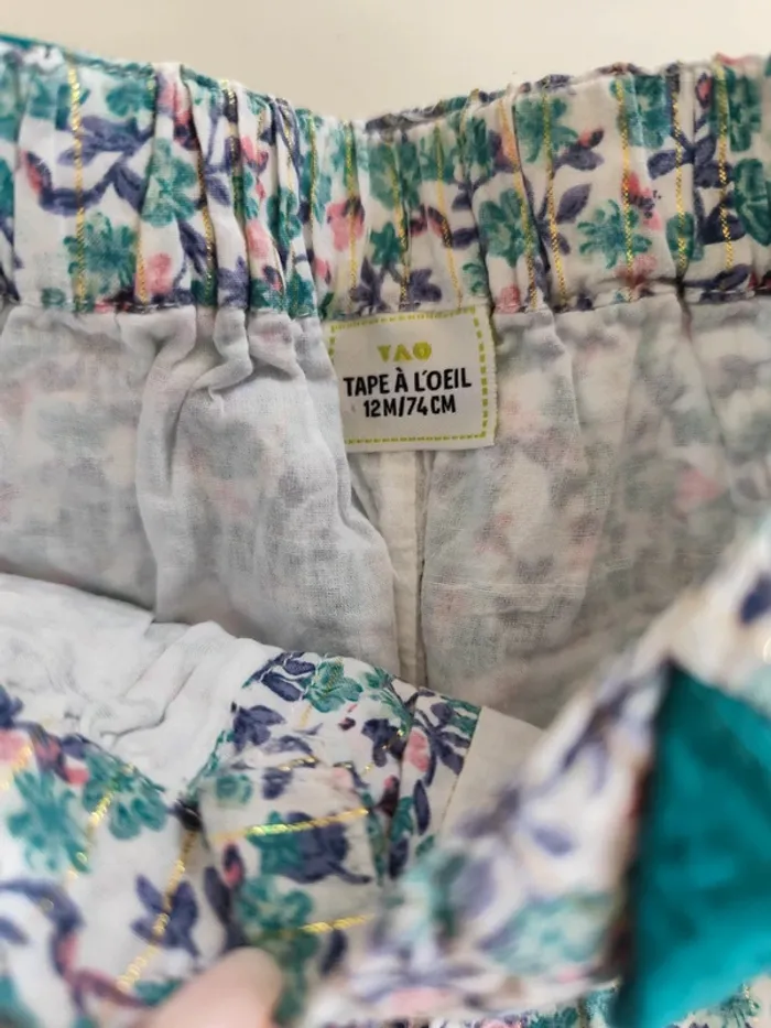 Ensemble pantalon et haut Tape à l'oeil 12 mois - photo numéro 2