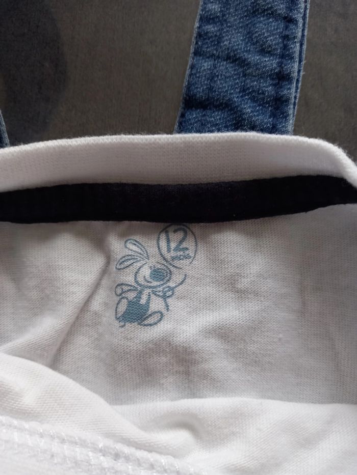 Salopette avec tes shirt a manche - photo numéro 4