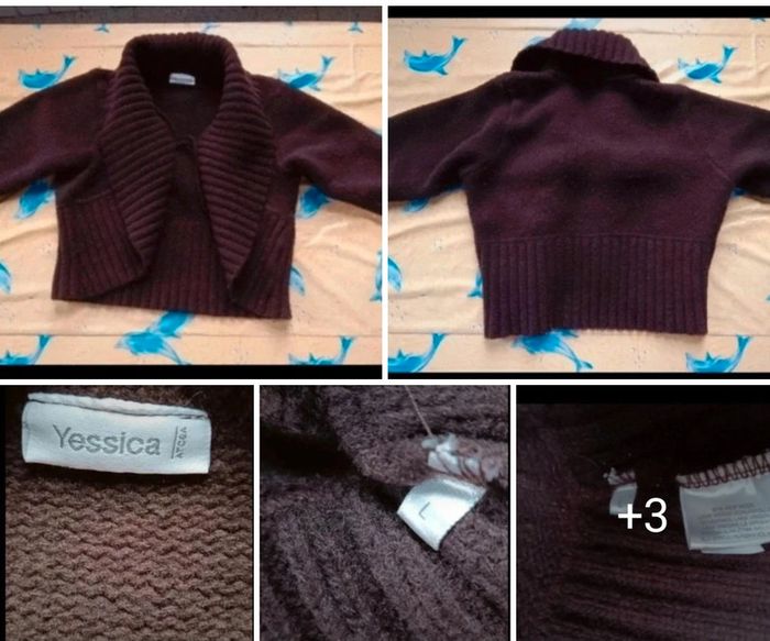 Cache coeur chaud L ou gilet court légère bouloche - photo numéro 2