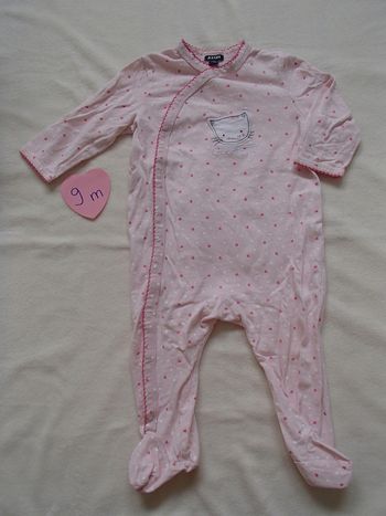 pyjama léger 1 pièce 9 mois