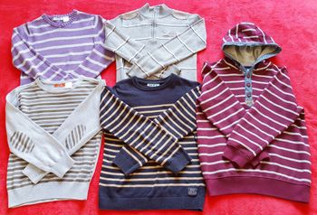 💙 Lot de 5 pulls - Kiabi/La Redoute - 10 ans 💙