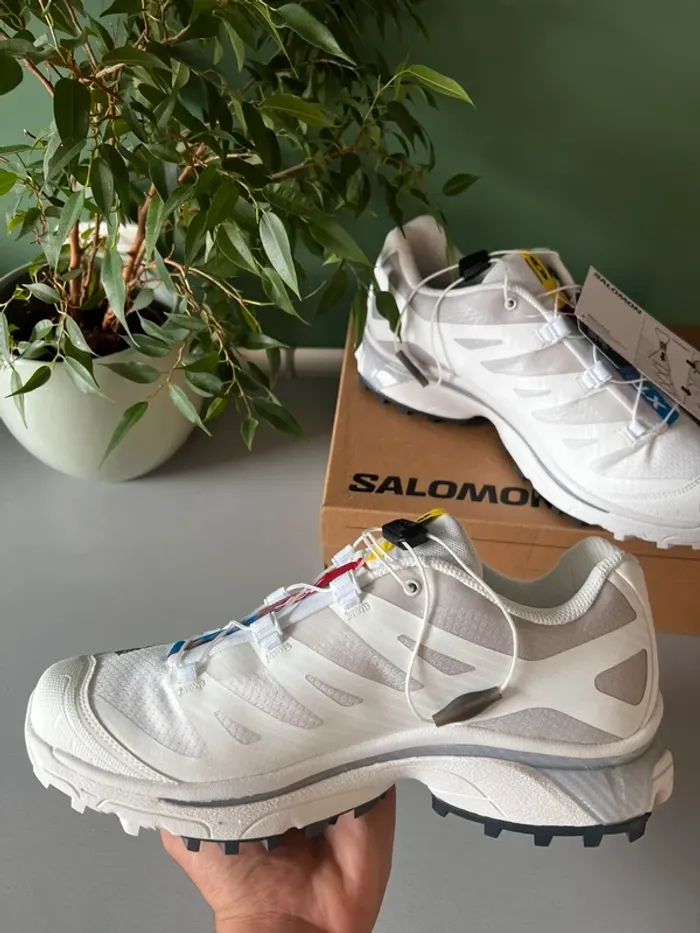 Salomon XT-4 White Ebony Lunar Rock unisex - photo numéro 4