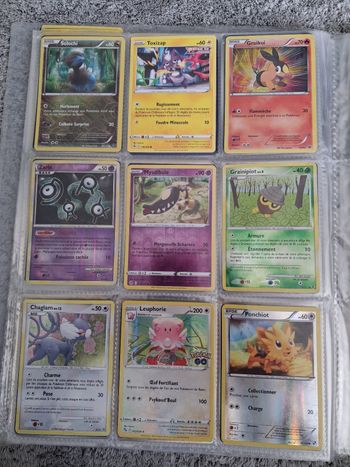 Lot de carte Pokemon holo et reverse rare Solochi Zarbi Chaglam Grainipiot Leuphorie