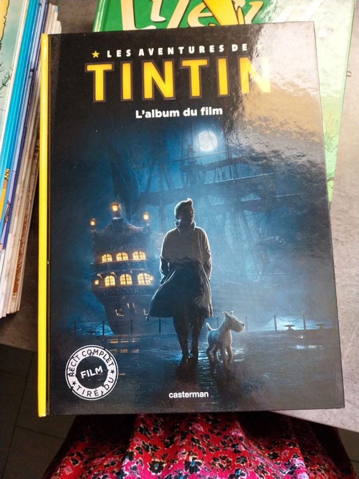 Livre les aventures de tintin l'album du film