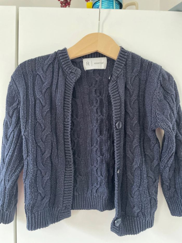 Gilet torsadé La redoute 24 mois