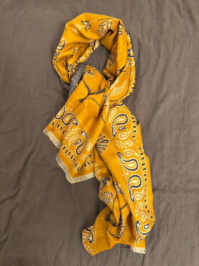 Écharpe doré/moutard - photo numéro 4