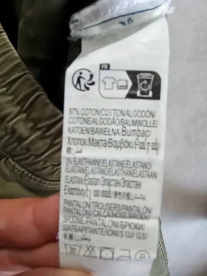 Pantalon cargo Kiabi taille XS - photo numéro 4