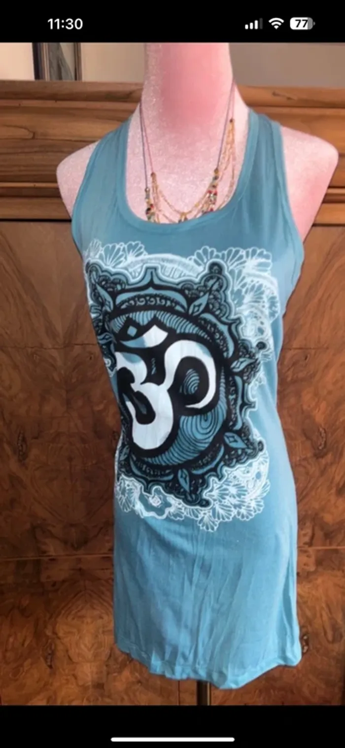 Robe légère coton artisanale débardeur - photo numéro 2