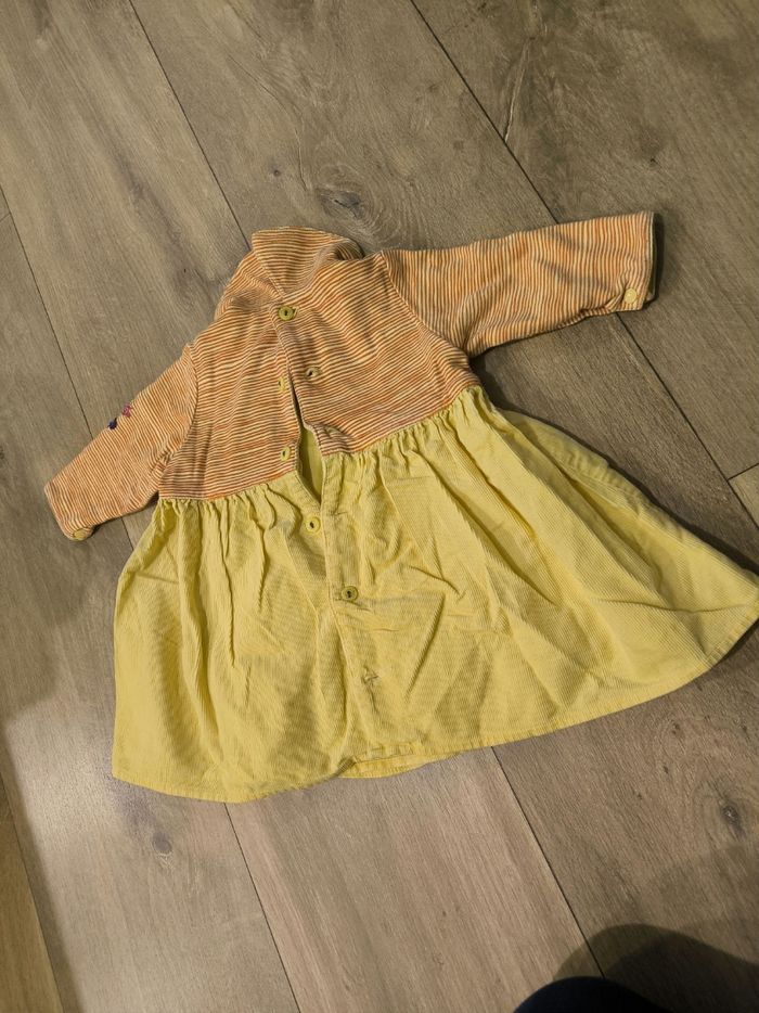 Robe fille hiver vintage Catimini 3 mois - photo numéro 2