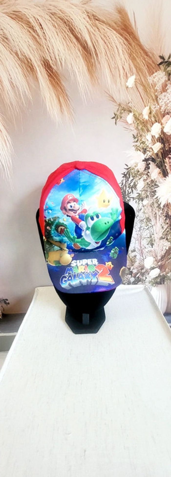 Casquette enfant Super Mario Galaxy 2 – Rouge & Bleu
