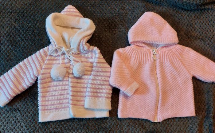 Lot 2 Gilets bébé 3M Vintage
