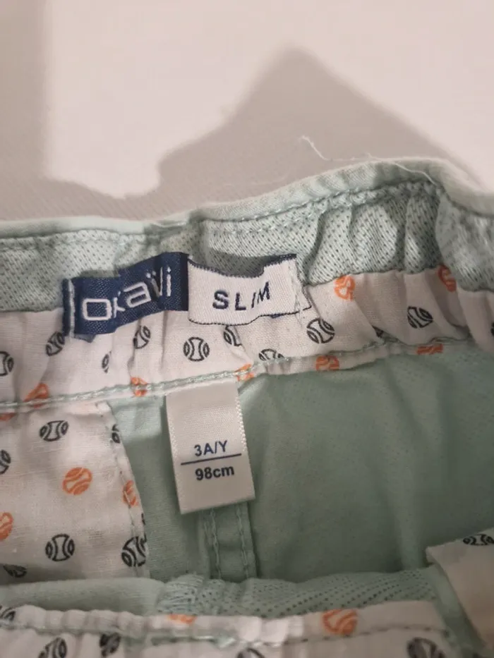 Short slim 3 ans 98 cm Okaïdi - photo numéro 3