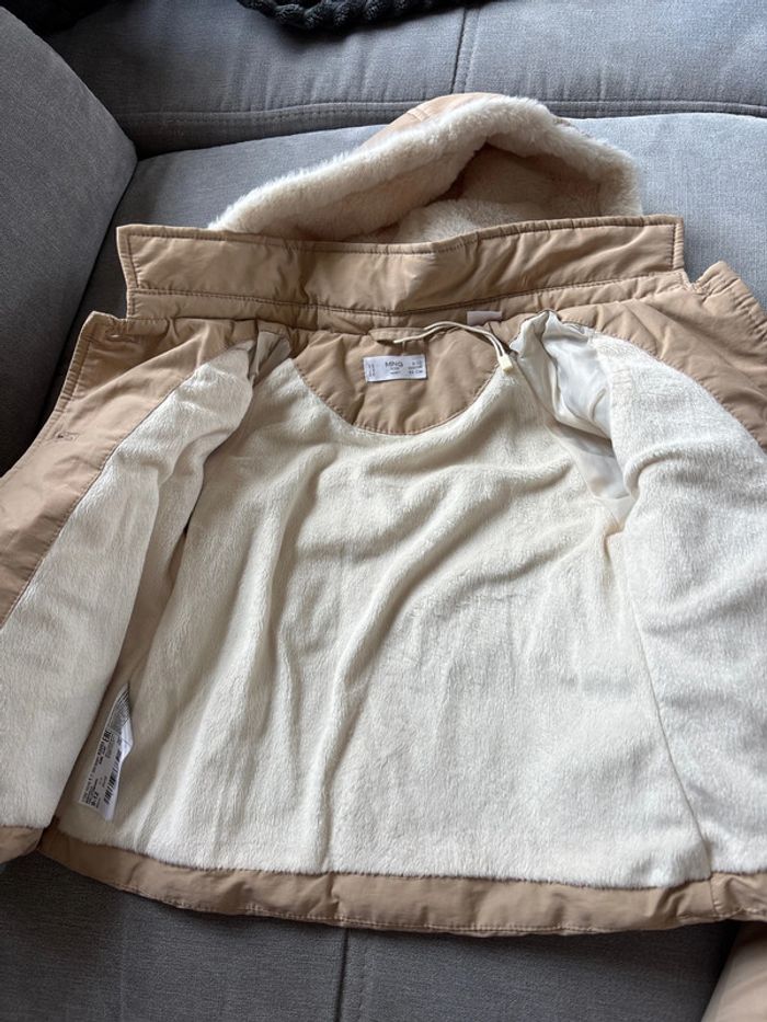 Veste chaude fille mango 9/12 mois neuve - photo numéro 3