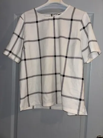 Tee shirt à carreaux