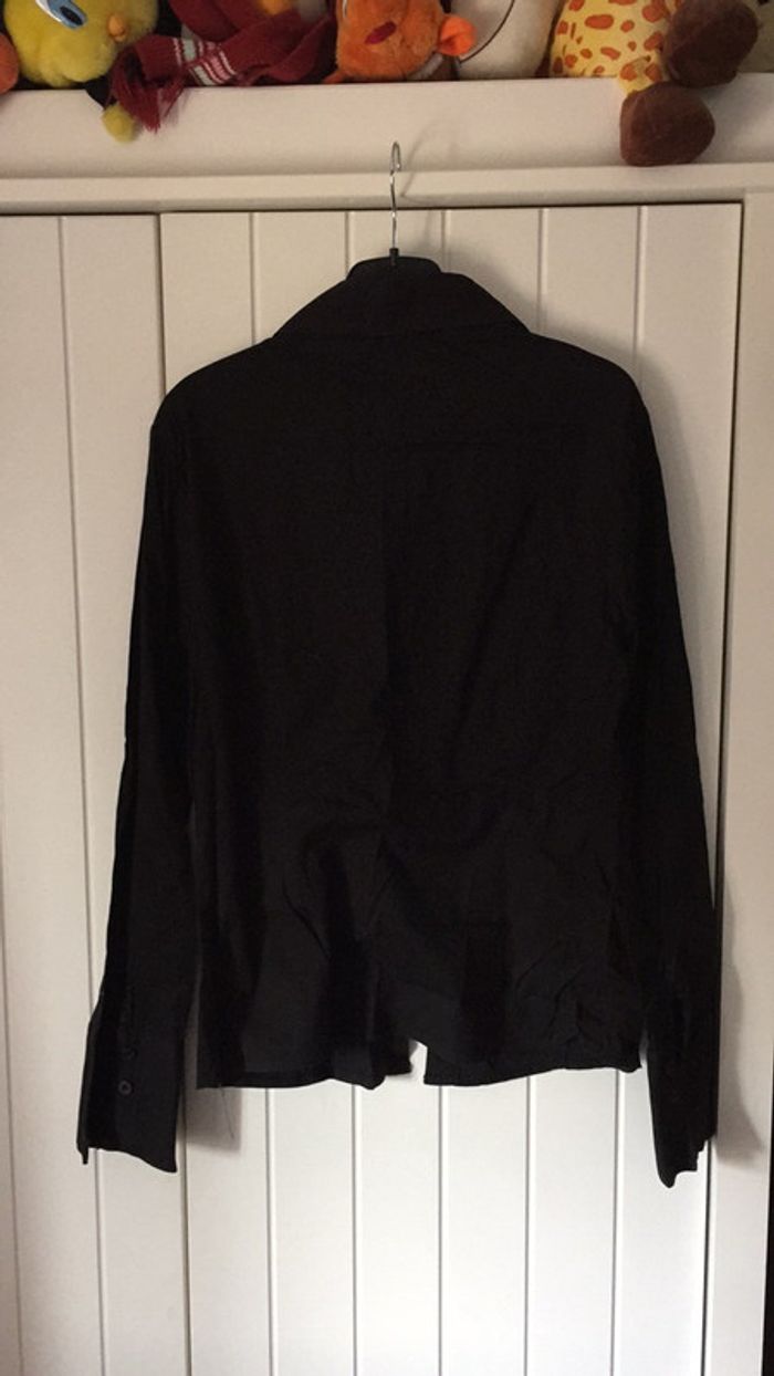 Chemise cintrée noire - photo numéro 2