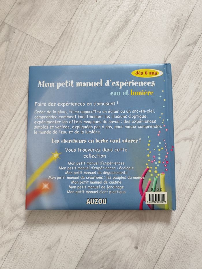livre pour enfant mon petit manuel d'expériences - photo numéro 3
