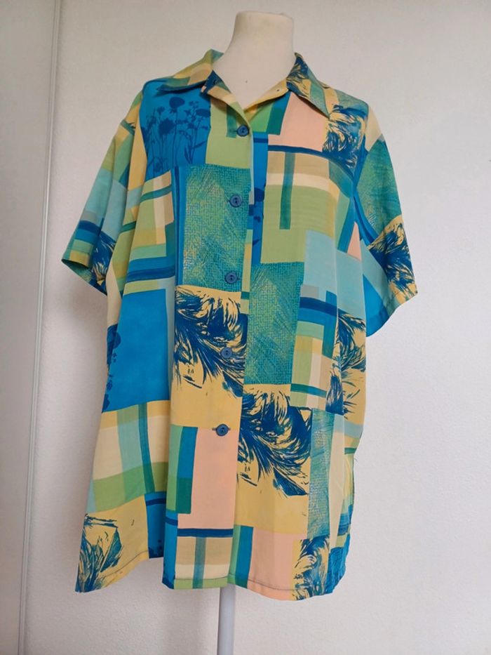 Chemise vintage tropical