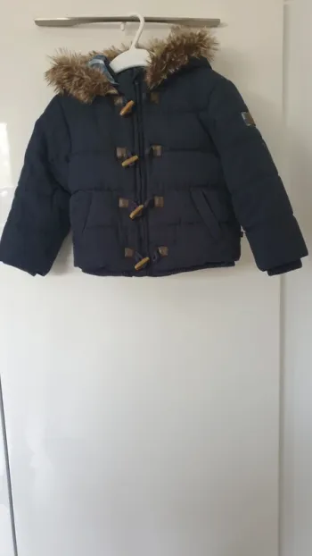 Doudoune chaude épaisse, saison automne hiver, bébé garçon, taille 23 mois, Obaïbi.