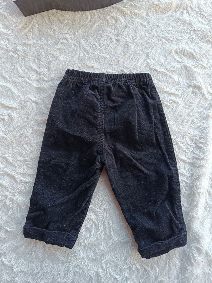 Ensemble velours (boléro+pantalon) anniversaire mariage Noël fête Garçon 6 mois Mickey Originals - photo numéro 9