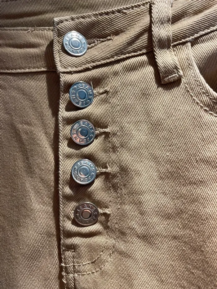 Jean patte d éléphant beige taille M -38 SHEIN très bon état - photo numéro 4
