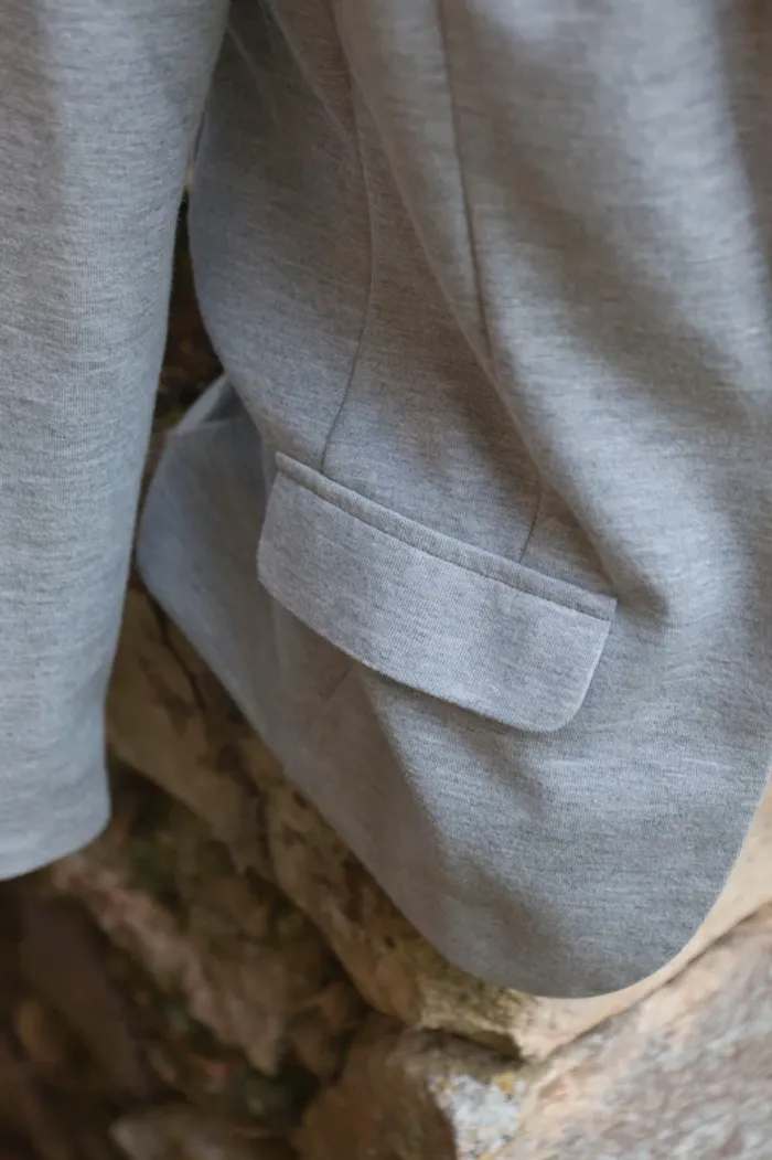 Veste blazer gris chiné - Cache Cache - photo numéro 2