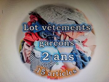 Lot vêtements garçon 2A