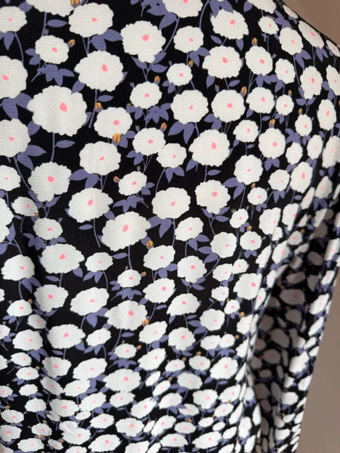 Superbe blouse neuve fleurie fluide en viscose Camaïeu 🌸 42 XL - photo numéro 7