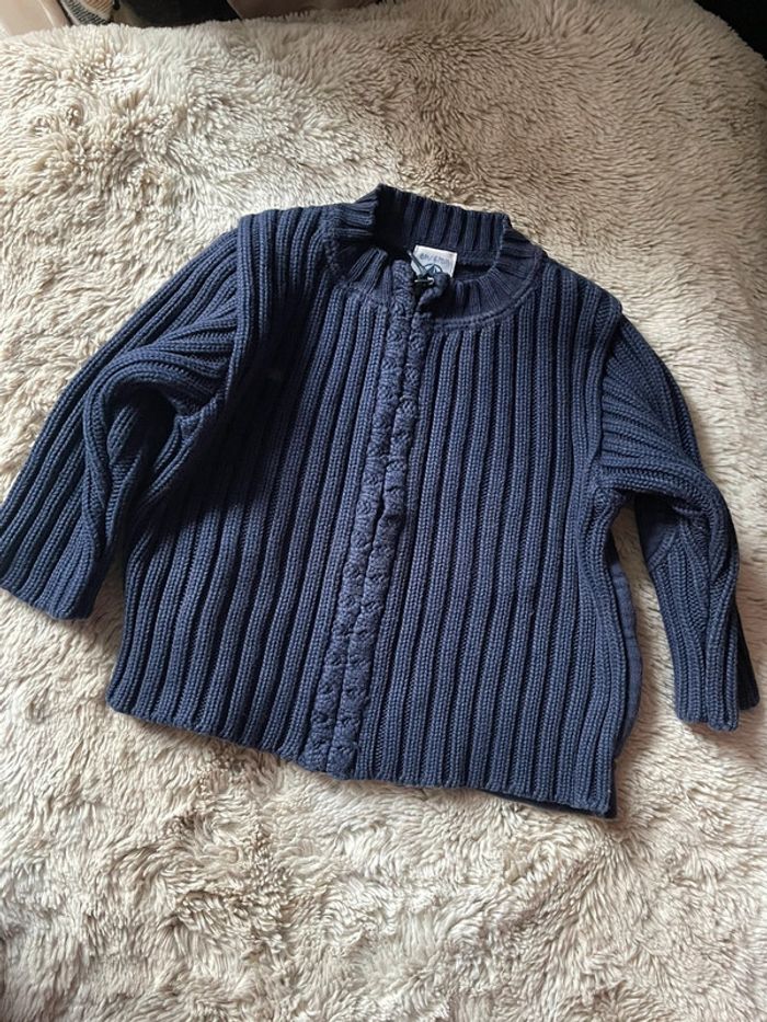 Gilet épais marine