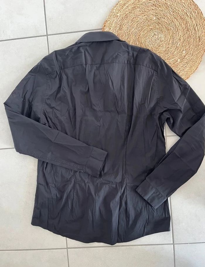 Chemise Homme noir Slim Celio Taille L 40 - photo numéro 2