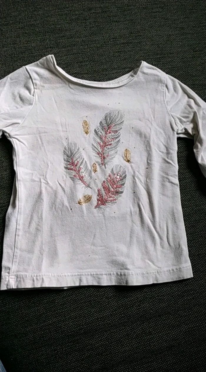 Lot de 2 t shirts à manches longues 3 ans - photo numéro 4