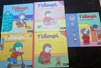 Lot 5 Livres T'choupi