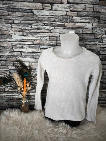 🤍 Petit pull en laine blanc Kiabi en 8 ans 🤍
