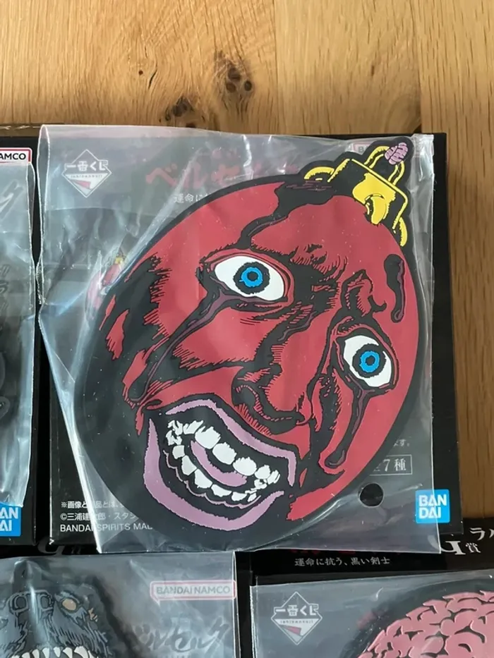 Berserk – Lot de 7 Sous-verres Ichiban Kuji avec boite (G Prize) - photo numéro 8