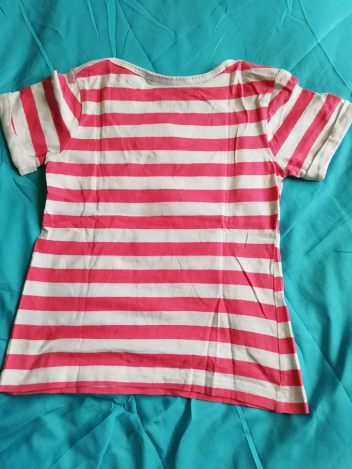 T-shirt rayé fille - photo numéro 2