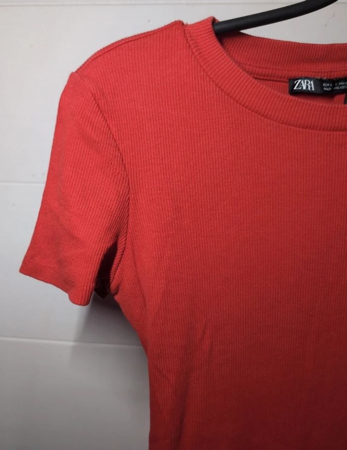 Robe rouge Zara - photo numéro 3