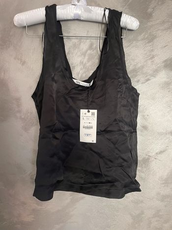 Top noir neuf Zara L