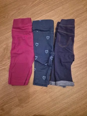 3 leggings 3 mois